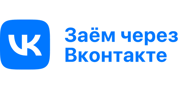 Логотип Заём через Вконтакте
